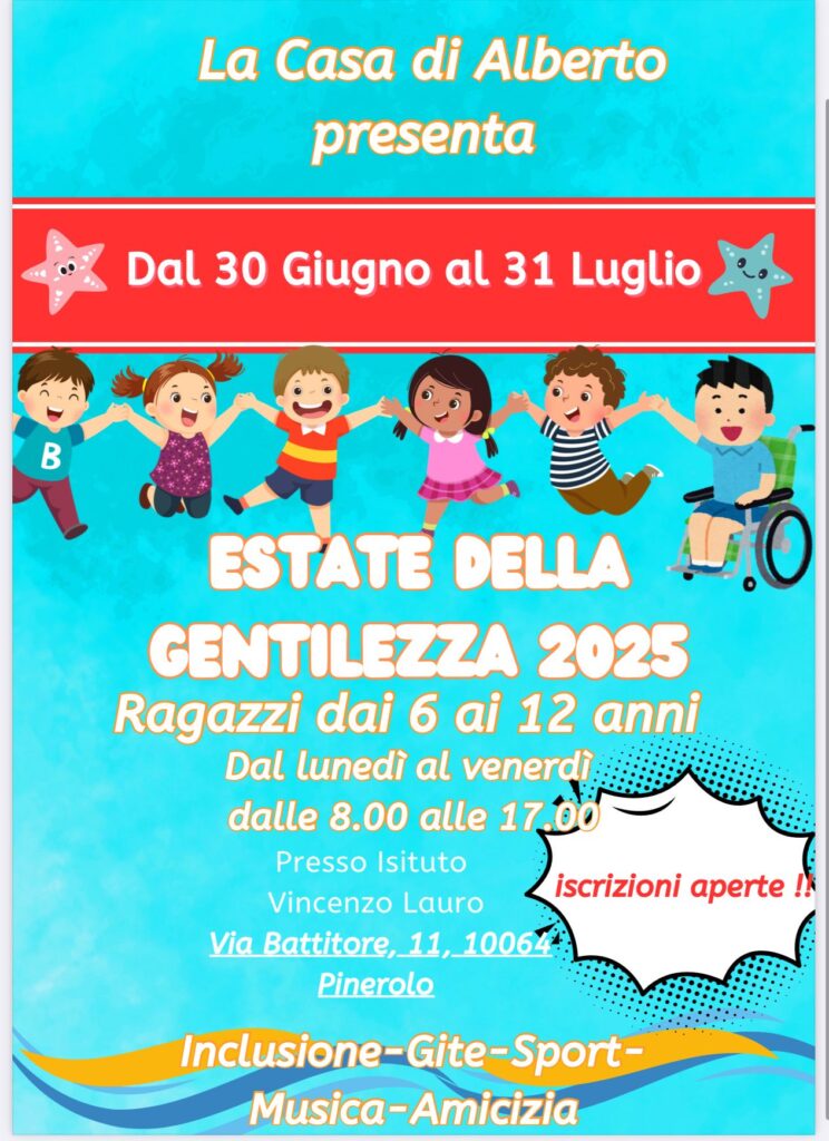 ESTATE DELLA GENTILEZZA 2025 – ISCRIZIONI APERTE!